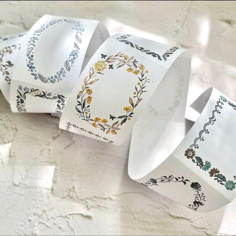 Krisna.room ♡ Hãng Pion- 1 chu kì 100cm cuộn băng dán giấy hình khung (Frame)