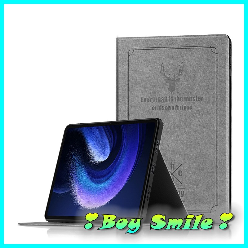 Bao da Xiaomi Mipad 6 / Mipad 6 Pro 2023 11 inch| Họa tiết đầu hươu - Gập dựng được