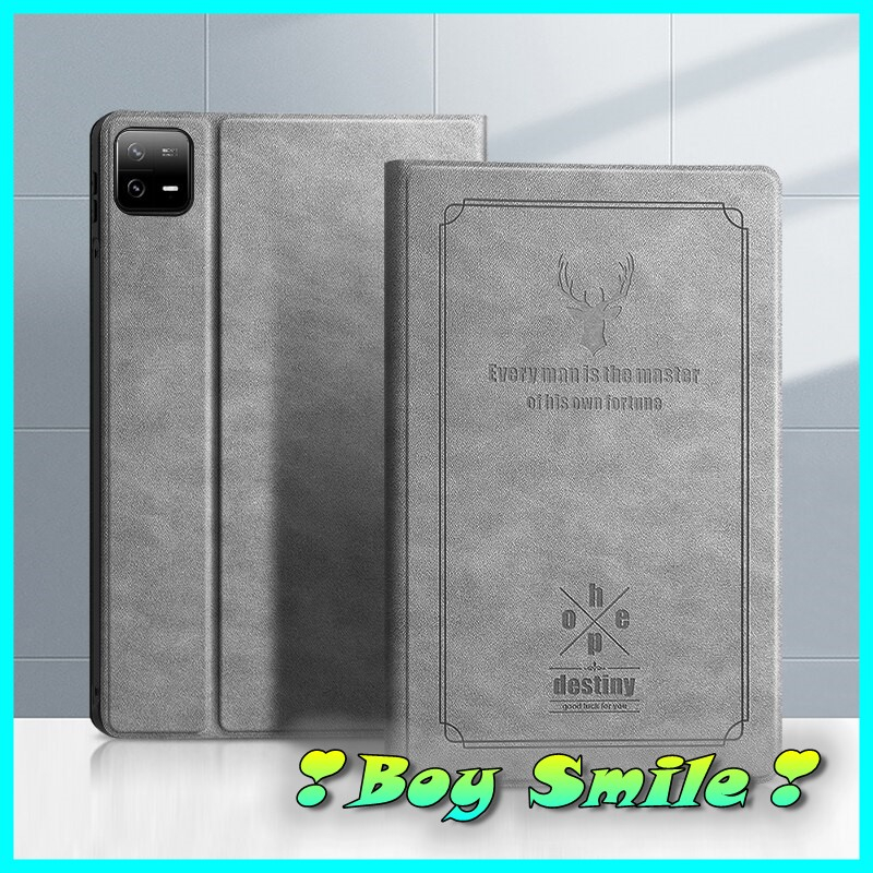 Bao da Xiaomi Mipad 6 / Mipad 6 Pro 2023 11 inch| Họa tiết đầu hươu - Gập dựng được
