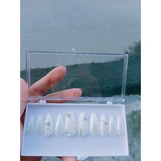 NAIL BOX  ( HÀNG CÓ SẴN) bộ móng giả tặng kèm keo + miếng dán & dũa móng