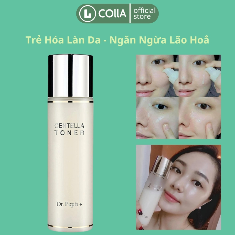 Nước Hoa Hồng Dr.Pepti+Centella Toner Giúp Se Khít Lỗ Chân Lông, Dưỡng Da Dưỡng Ẩm Hàn Quốc 180ml