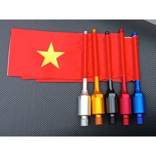 Cờ việt nam gắn ốc chân kiếng xe máy