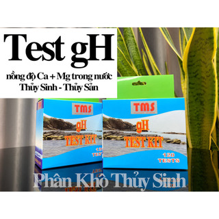 Test gh - kit đo nồng độ gh - tms, tổng hàm lượng ca + mg có trong nước bể cá cảnh, thuỷ sinh - thủy sản