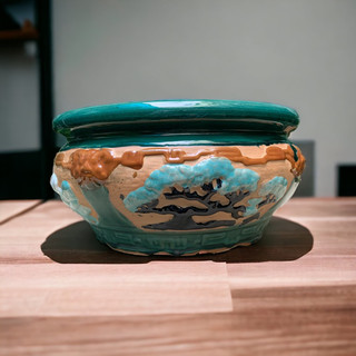 chậu sứ tròn cây tùng size 2