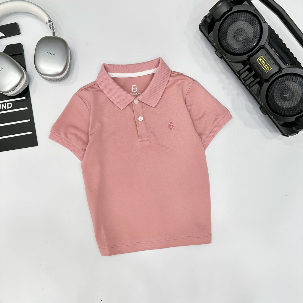 Áo phông polo trơn CHO BÉ trai, bé gái, chất liệu LACOST thấm hút mồ hôi tốt, thoải mái khi vận động APL002