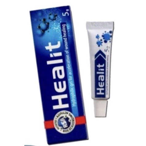 Healit - Gel Bôi Vết Thương Hở,Vết Bỏng,Vết Loét, Giúp Lành Thương Nhanh,Hạn Chế Sẹo Xấu, Nhập Khẩu Cộng Hoà Séc