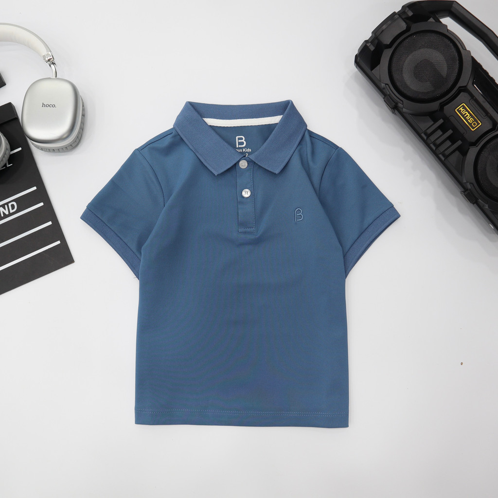 Áo phông polo trơn CHO BÉ trai, bé gái, chất liệu LACOST thấm hút mồ hôi tốt, thoải mái khi vận động APL002