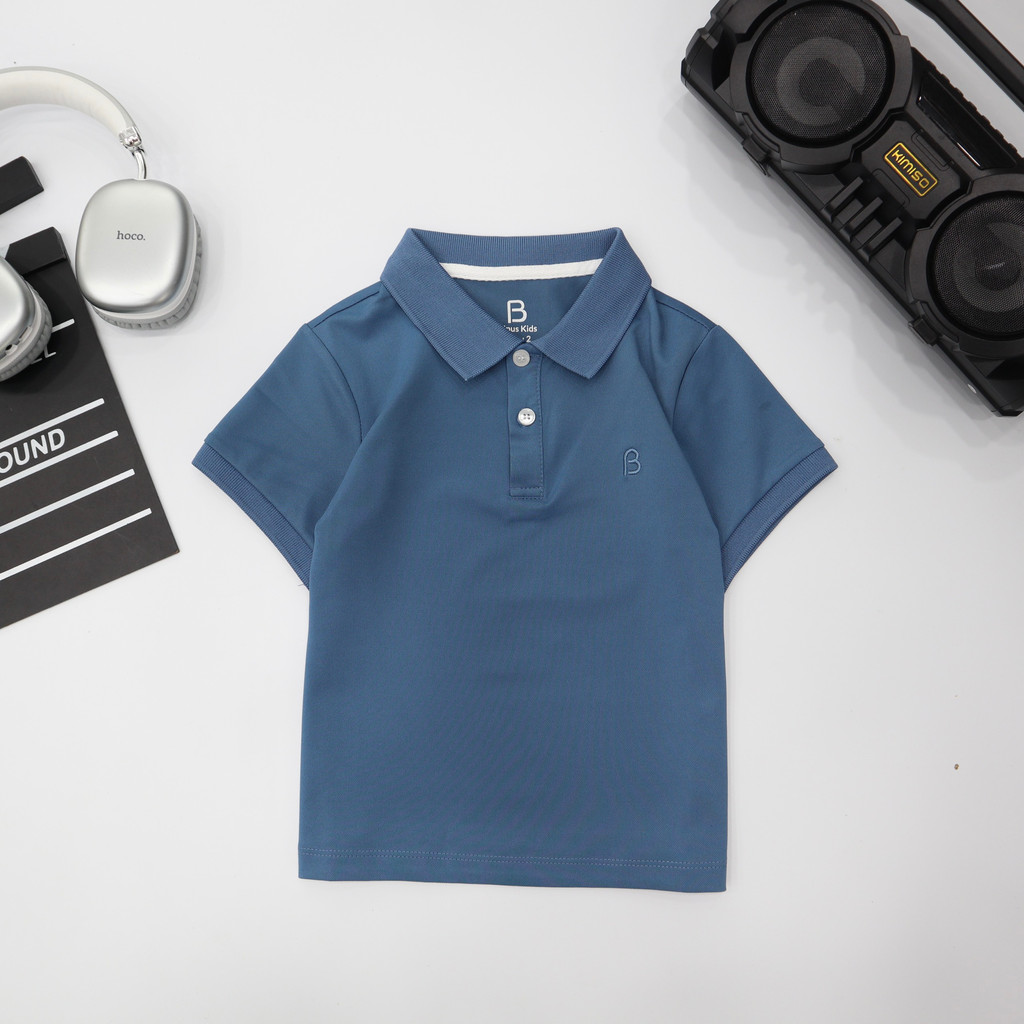 Áo phông polo trơn CHO BÉ trai, bé gái, chất liệu LACOST thấm hút mồ hôi tốt, thoải mái khi vận động APL002