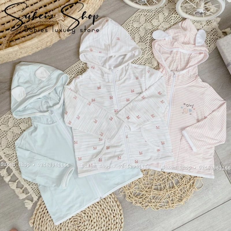Áo chống nắng Baby chất petit cho bé 12m đến 3y