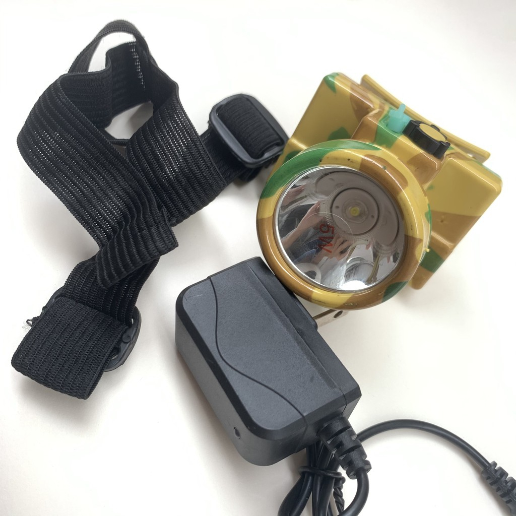 Đèn pin sạc đội đầu cao cấp hàng đẹp siêu sáng đèn 1 bóng