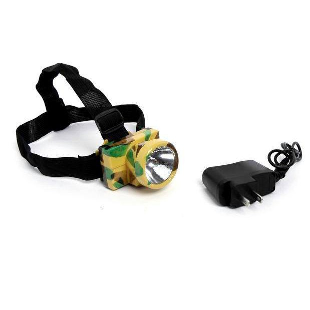 Đèn pin sạc đội đầu cao cấp hàng đẹp siêu sáng đèn 1 bóng