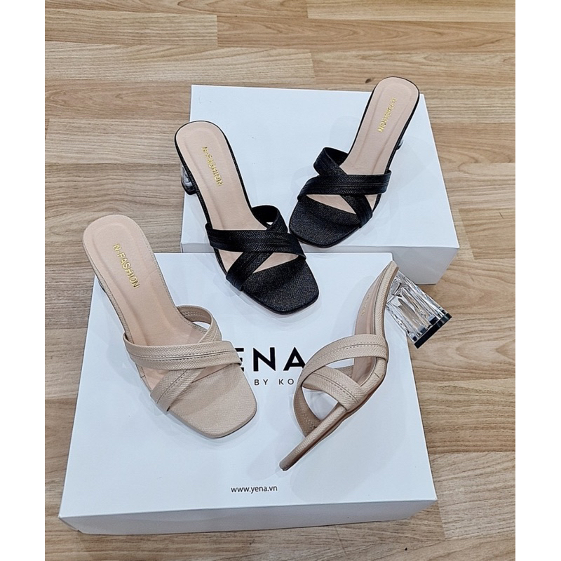 Dép Cao Gót Nữ 5 Phân Quai Chéo LV078