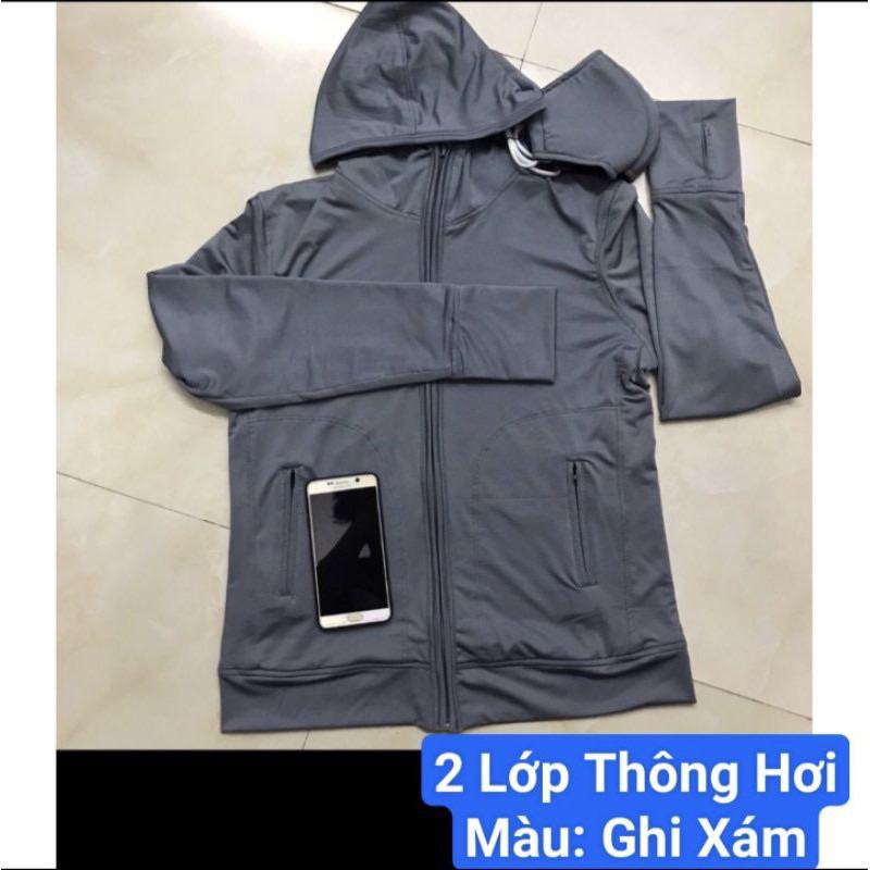 ÁO NAM COTTON 2 LỚP VÀ 1 LỚP THÔNG HƠI NANO CHỐNG TIA UV , chống bụi NANO LOẠI 1