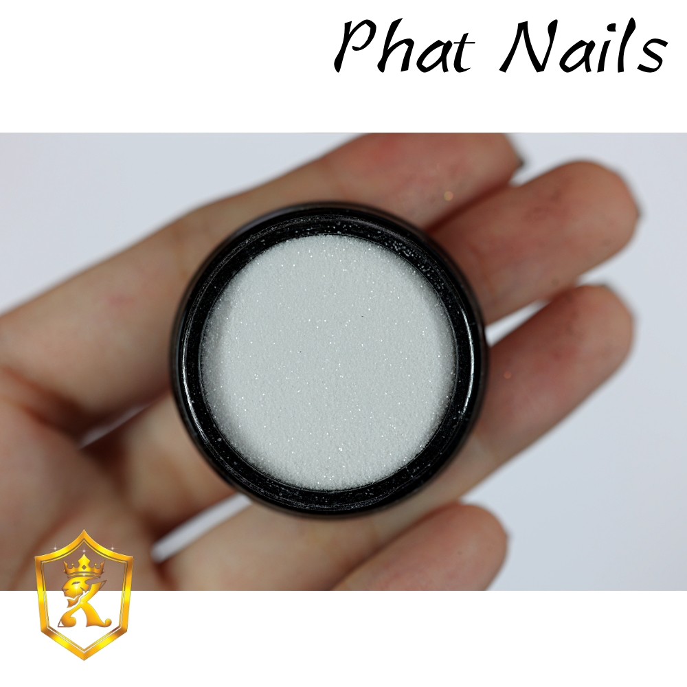 Hủ nhũ rắc chuyên trang trí móng trắng đen lấp lánh