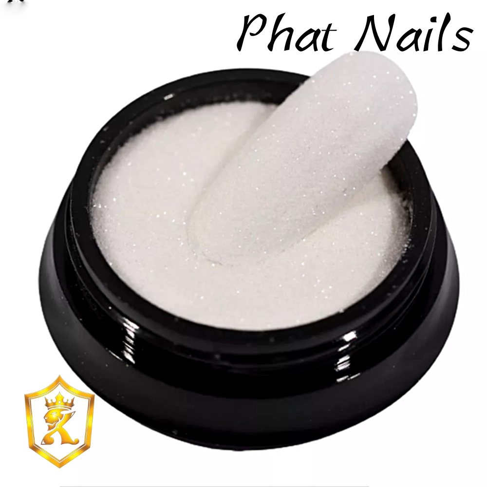 Hủ nhũ rắc chuyên trang trí móng trắng đen lấp lánh