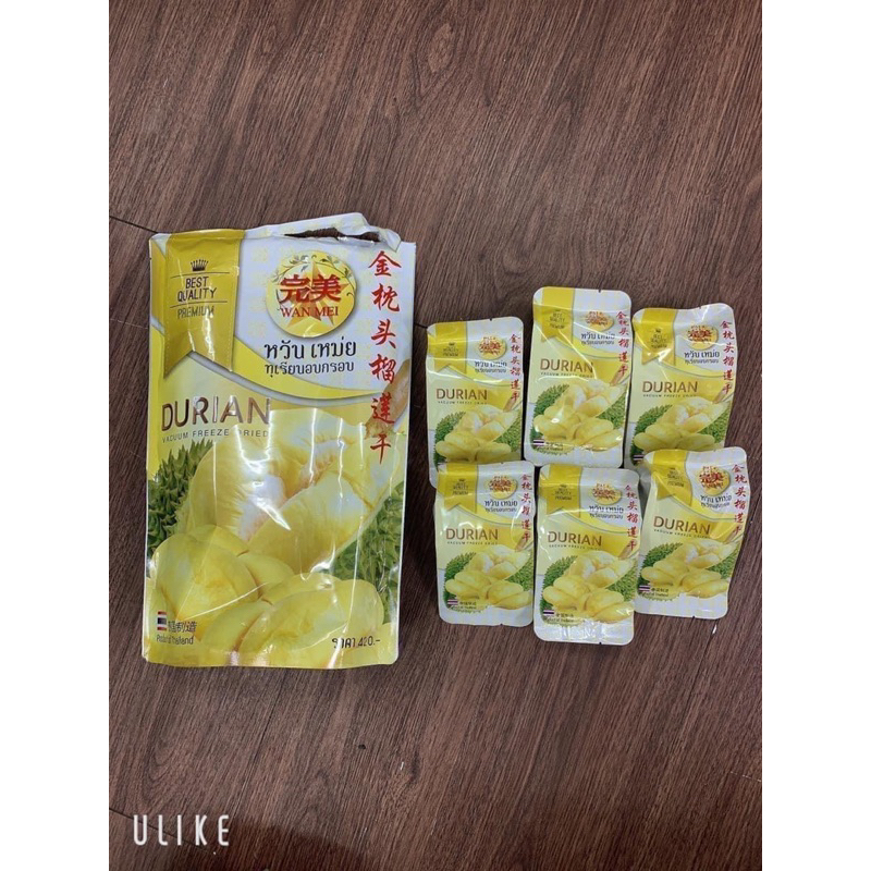 SẦU RIÊNG SẤY KHÔ CHUẨN THÁI LAN