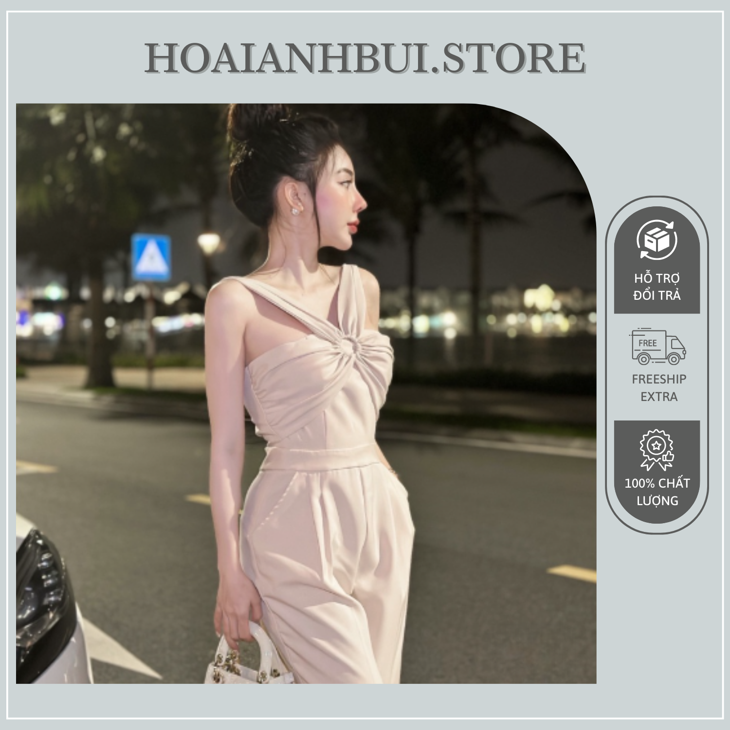 Jum Dáng Baggy - Bộ Đồ Liền Thân Jumpsuit Thời Trang Cá Tính