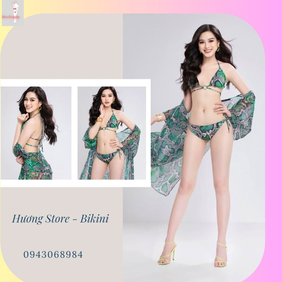 BIKINI đi Biển mẫu đồ bơi sang chảnh phối màu cực đẹp sét ba mảnh tam giác trẻ trung gợi cảm Mã HS16
