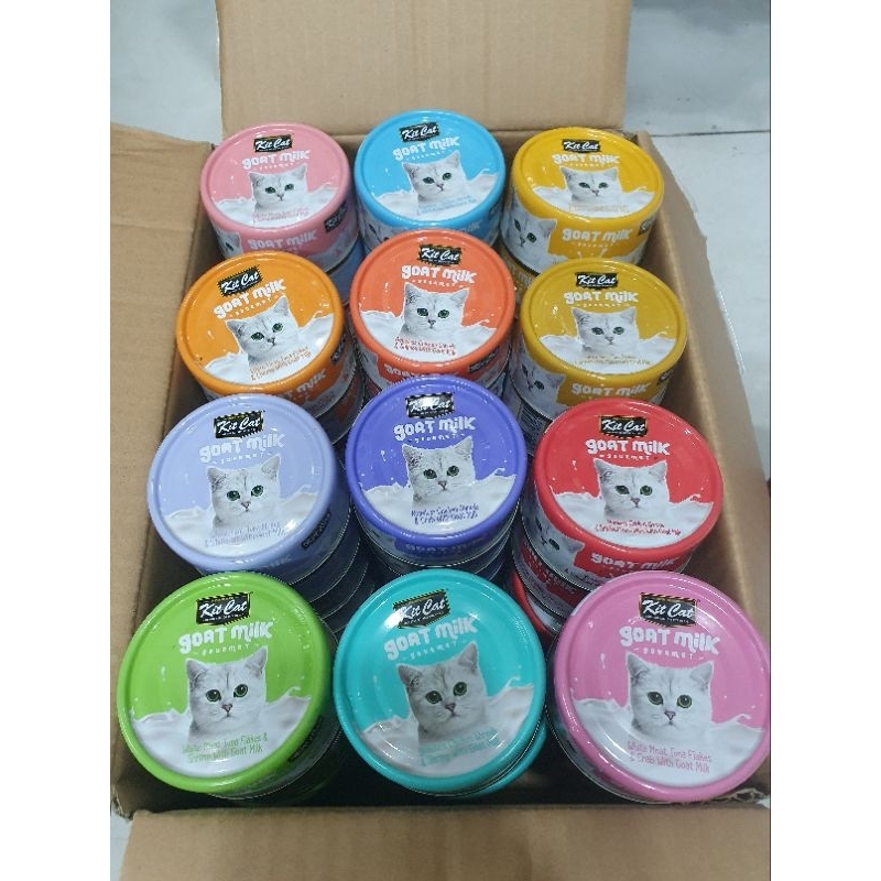 Pate cho mèo KITCAT sữa dê - Hộp 70gr - Thương hiệu Thái Lan