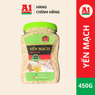 Yến mạch nguyên chất hũ a1 450g nhập từ úc