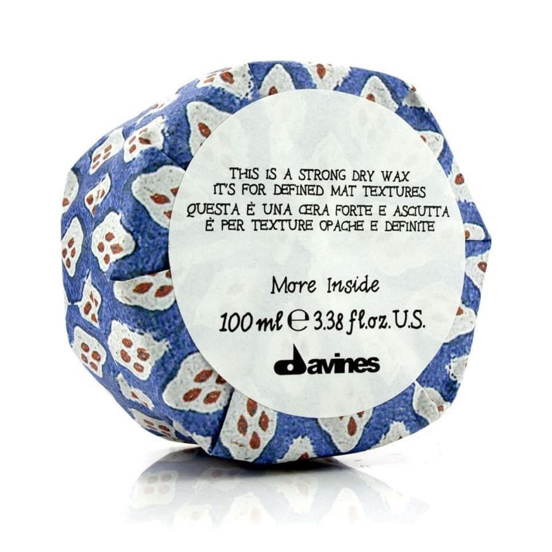 Sáp vuốt tóc Davines Strong Dry Wax siêu cứng