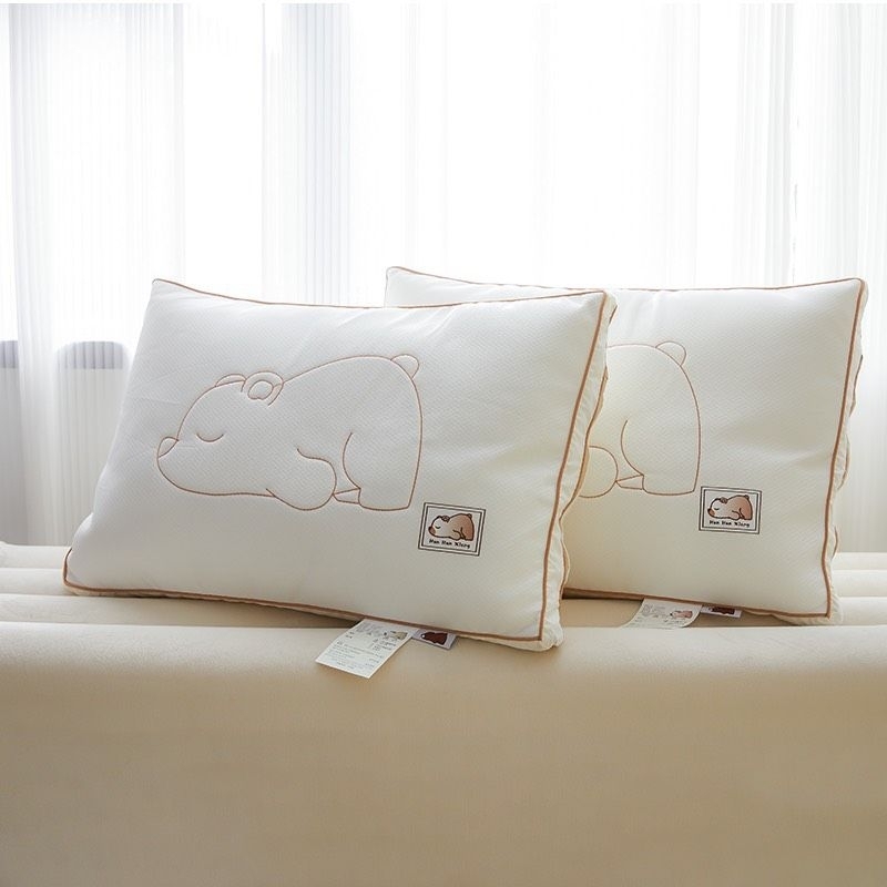 Gối Gấu Cotton Sợi Tre Cao Cấp Teddy Bear