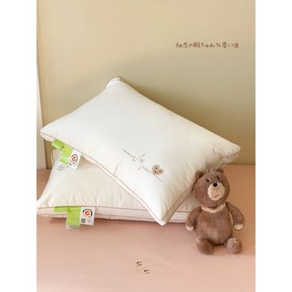 Gối lụa tơ tằm gấu thêu cao cấp