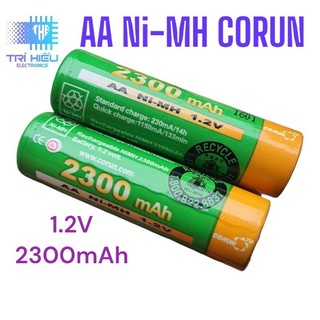 Pin sạc aa aaa ni-mh 1.2v 2300mah 400mah corun