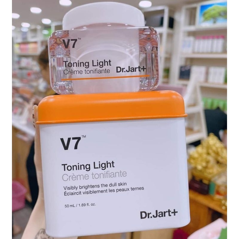 [ĐỌC KỸ MÔ TẢ] KEM V7 DR JART+ Toning Light - dưỡng trắng da