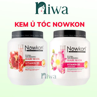 Kem ủ tóc Nowkon hương hoa sen/lựu hấp dầu, dầu xả tóc dưỡng ẩm tóc, phục hồi tóc hư tổn, khô xơ tăng độ ẩm tóc
