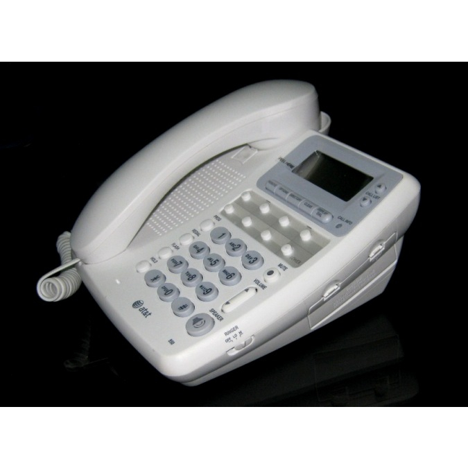 Thanh lý Điện thoại để bàn, hiệu AT&T Mỹ, loa ngoài 2 chiều, nói chuyện không cần cầm tay nghe, KHÔNG MÀN HÌNH