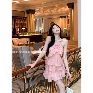 (Order) Đầm Voan Cổ Yếm Bèo Tầng Họa Tiết Hoa Xinh Xắn Thời Trang Mùa Hè Theo Phong Cách Pháp Cho Nữ Hot Ulzzang