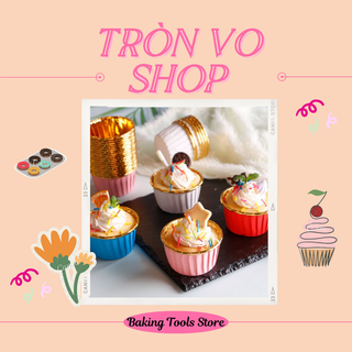Cup giấy muffin 4435 size nhỏ đủ màu sắc 1 lốc/ 48-50cup