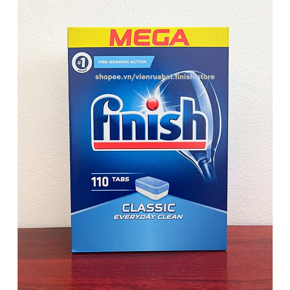 Viên rửa bát Finish All in one 120 viên chuyên dùng cho máy rửa bát máy rửa chén.