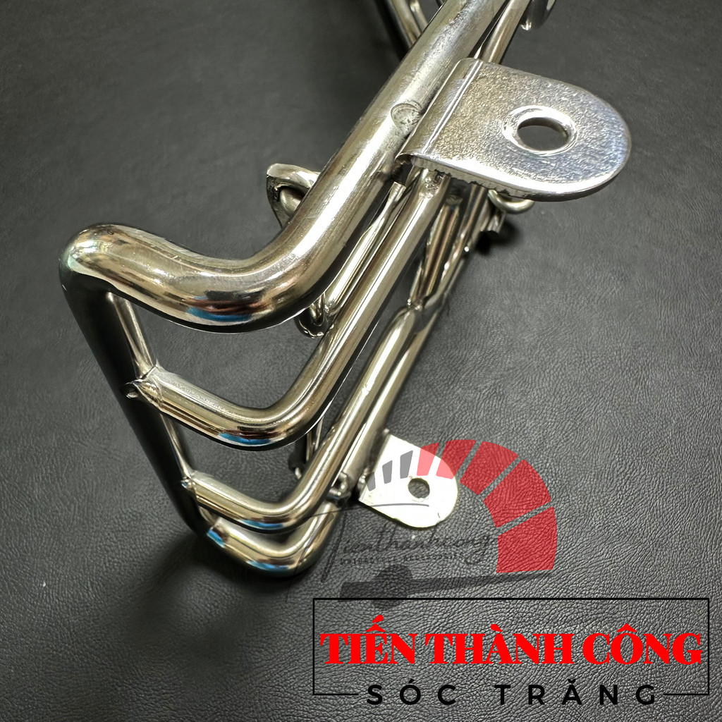 Baga INOX 10Ly  gắn dòng xe Dream cao và Dream lùn/Baga Dream cao và Dream lùn INOX 10Ly