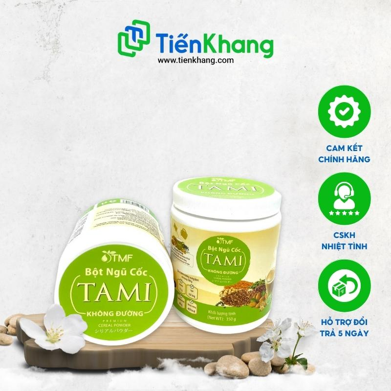 Bột ngũ cốc tami (KHÔNG ĐƯỜNG) Bột ngũ cốc thiên nhiên, không sử dụng hóa chất, phẩm màu, hương liệu (350g)