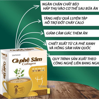Cà Phê SÂM Collagen giảm cân hiệu quả