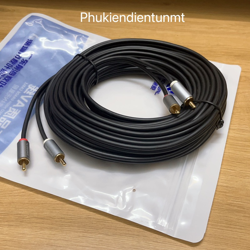 Dây cáp AV 2 ra 2 CHOSEAL cao cấp 1.5m/3m/10m