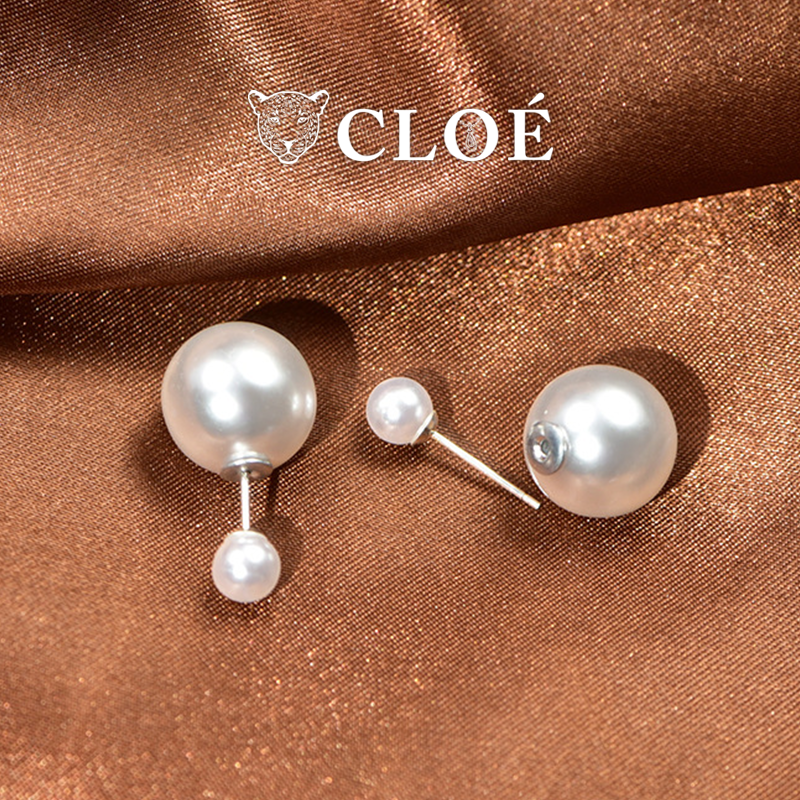 Bông tai nữ ngọc trai nhân tạo khuyên tai nữ hạt châu lớn phụ kiện trang sức Cloe Accessories 3660