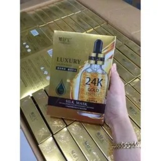 Hộp 10 miếng mặt nạ vàng 24k