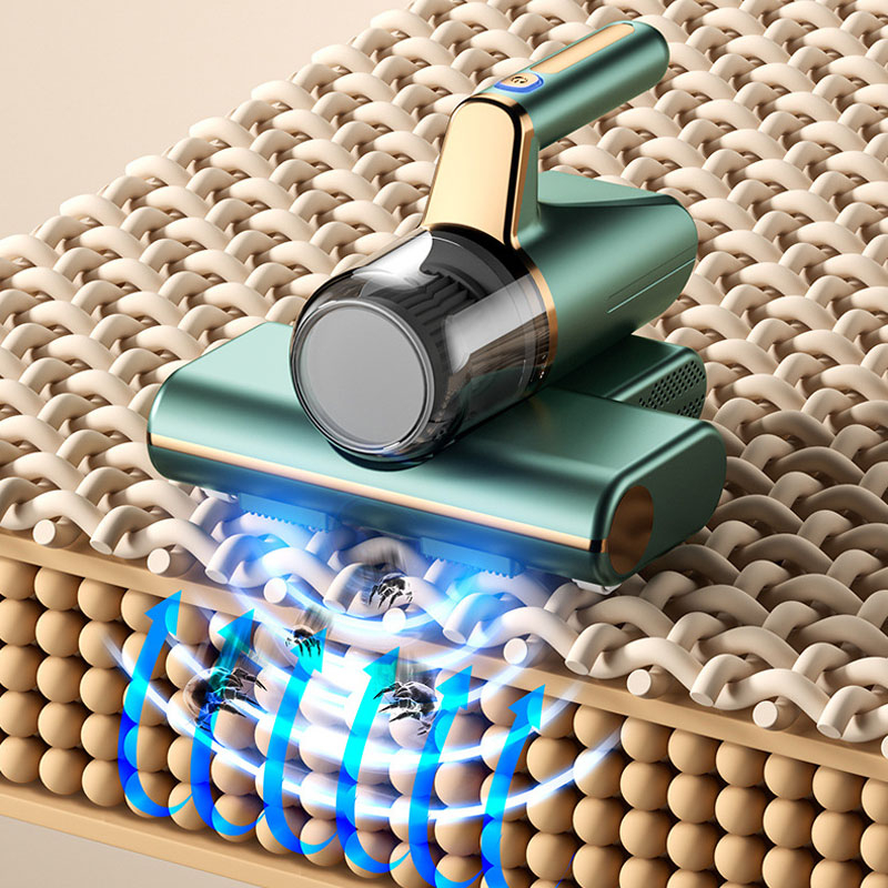 Máy hút bụi ga giường không dây lực hút siêu mạnh có tia UV khử khuẩn, máy hút bụi cầm tay chính hãng