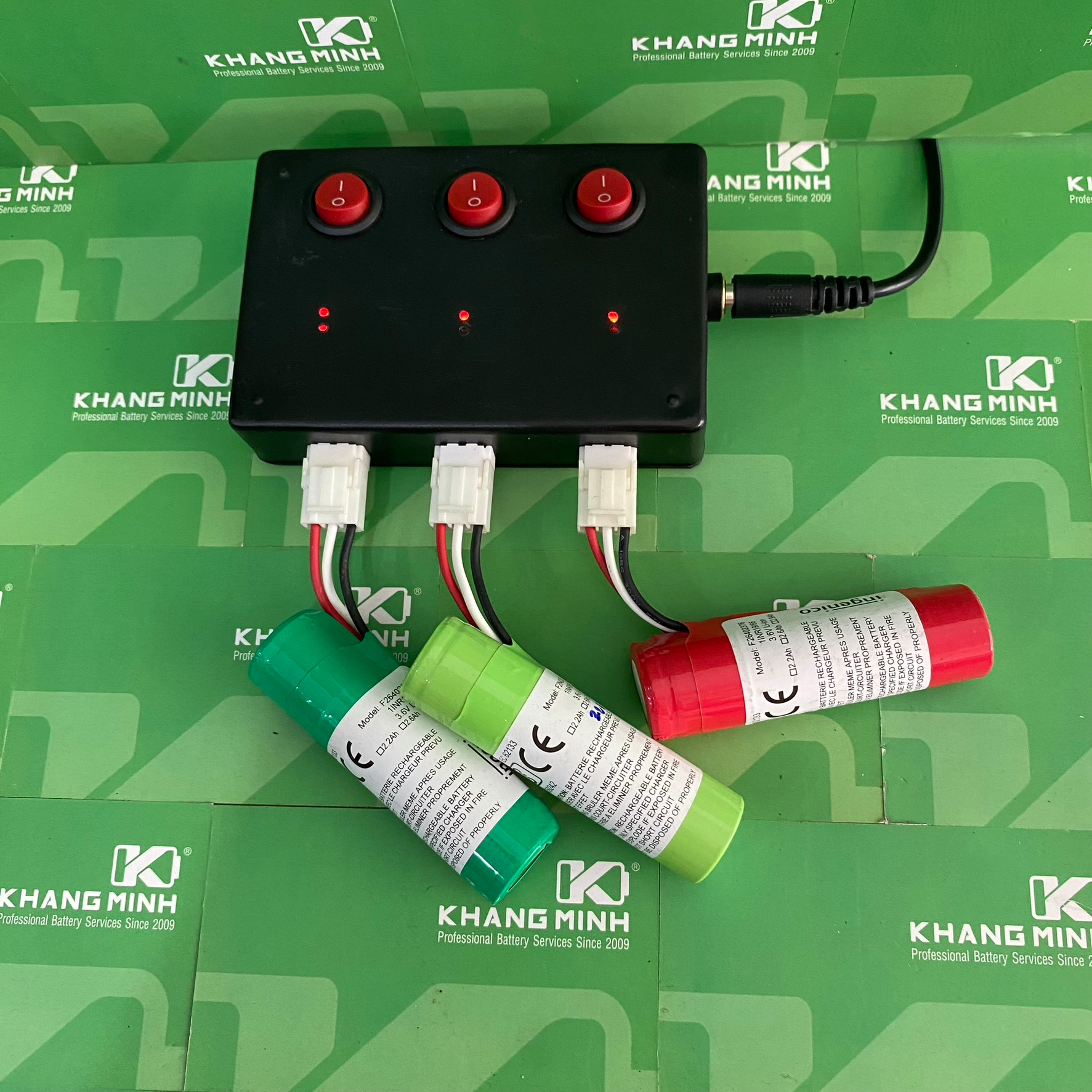 Sạc pin máy Pos, Loa Bluetooth và các loại pin Li-ion 1S 3.6V - 4.2V khác