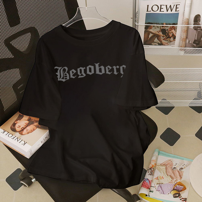 Áo thun unisex IFXBYT Y0197 100% cotton phong cách hiphop đường phố