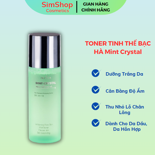 Toner tinh thể bạc hà Dr Lacir MINT CRYSTAL dùng cho mọi loại da, giúp cân bằng độ ẩm bề mặt da Simshop102
