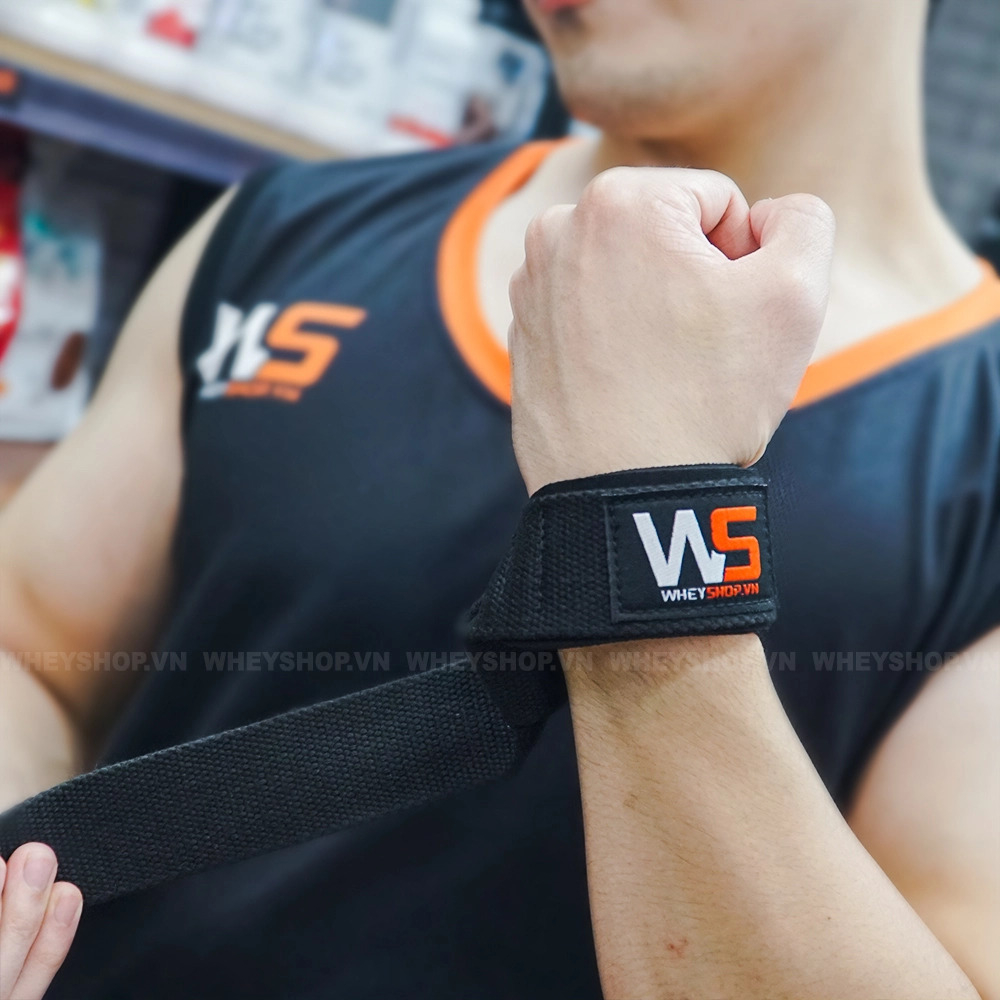 Phụ kiện tập gym dây kéo lưng Lifting Straps WheyShop