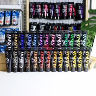 Màu acrylic sunway đài loan dạng tuýp 75ml - hoạ cụ artstore