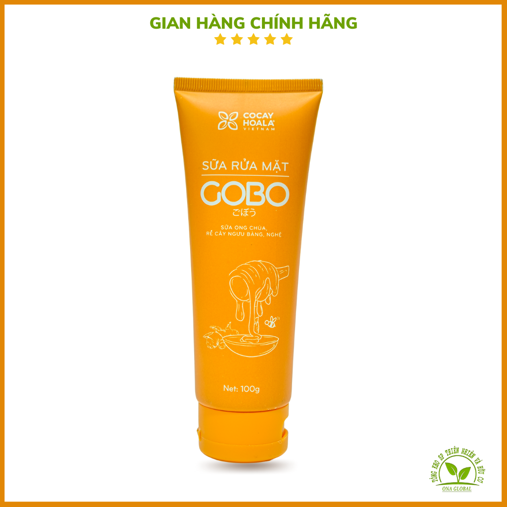 Sữa rửa mặt thiên nhiên cỏ cây hoa lá GOBO đánh bay mụn nám làm mờ thâm sẹo dưỡng da trắng sáng 100g