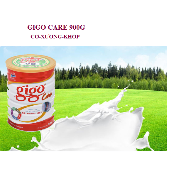 (Chính hãng-date mới 2025)Sữa bột Gigo Care 900g hỗ trợ cơ-xương-khớp