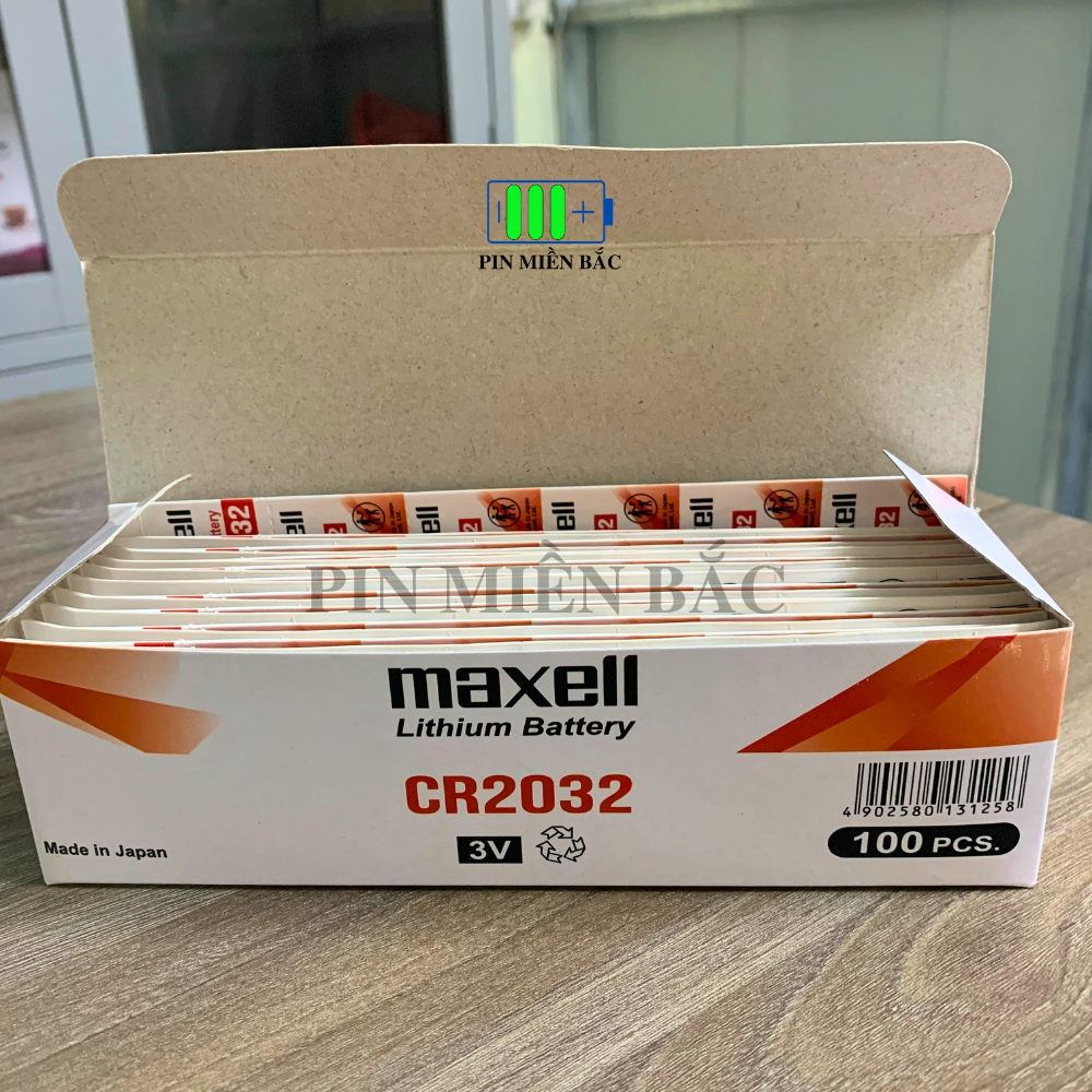 Pin Maxell CR2016/ CR2025 / CR2032 Lithium 3V Cao Cấp Made In Japan - Hàng chính hãng