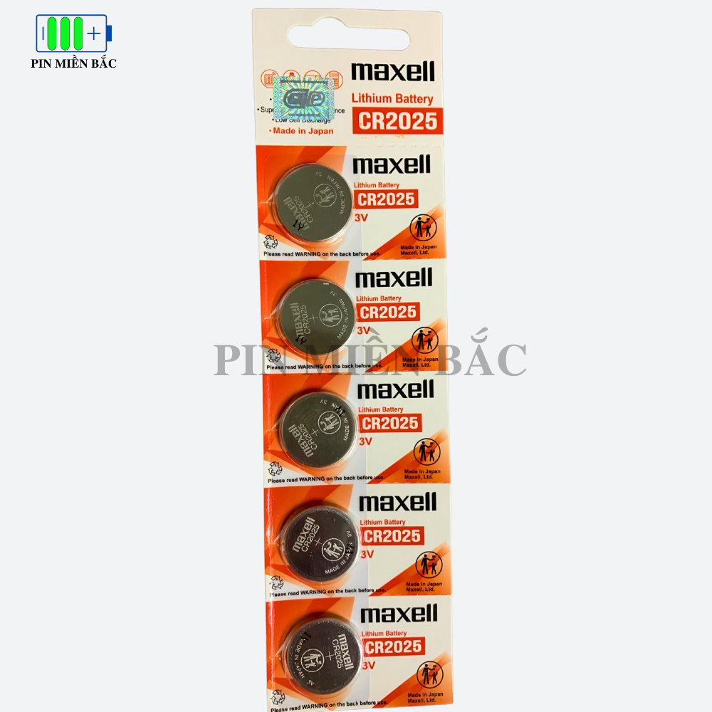 Pin Maxell CR2016/ CR2025 / CR2032 Lithium 3V Cao Cấp Made In Japan - Hàng chính hãng